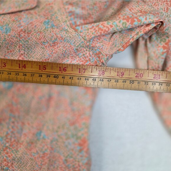 FDJ French Dressing Petite Jacket S Button Front Multicolor Stretch Lightweight - Picture 10 of 11